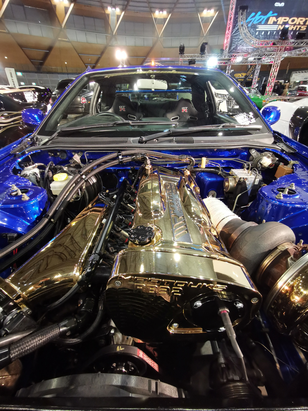 golden rb32 nissan gtr r34 king34 super nano engine restorer hot import nights australia 2019 the dome