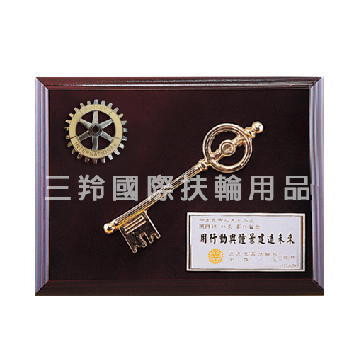 Rotary- Treasurer Plaque