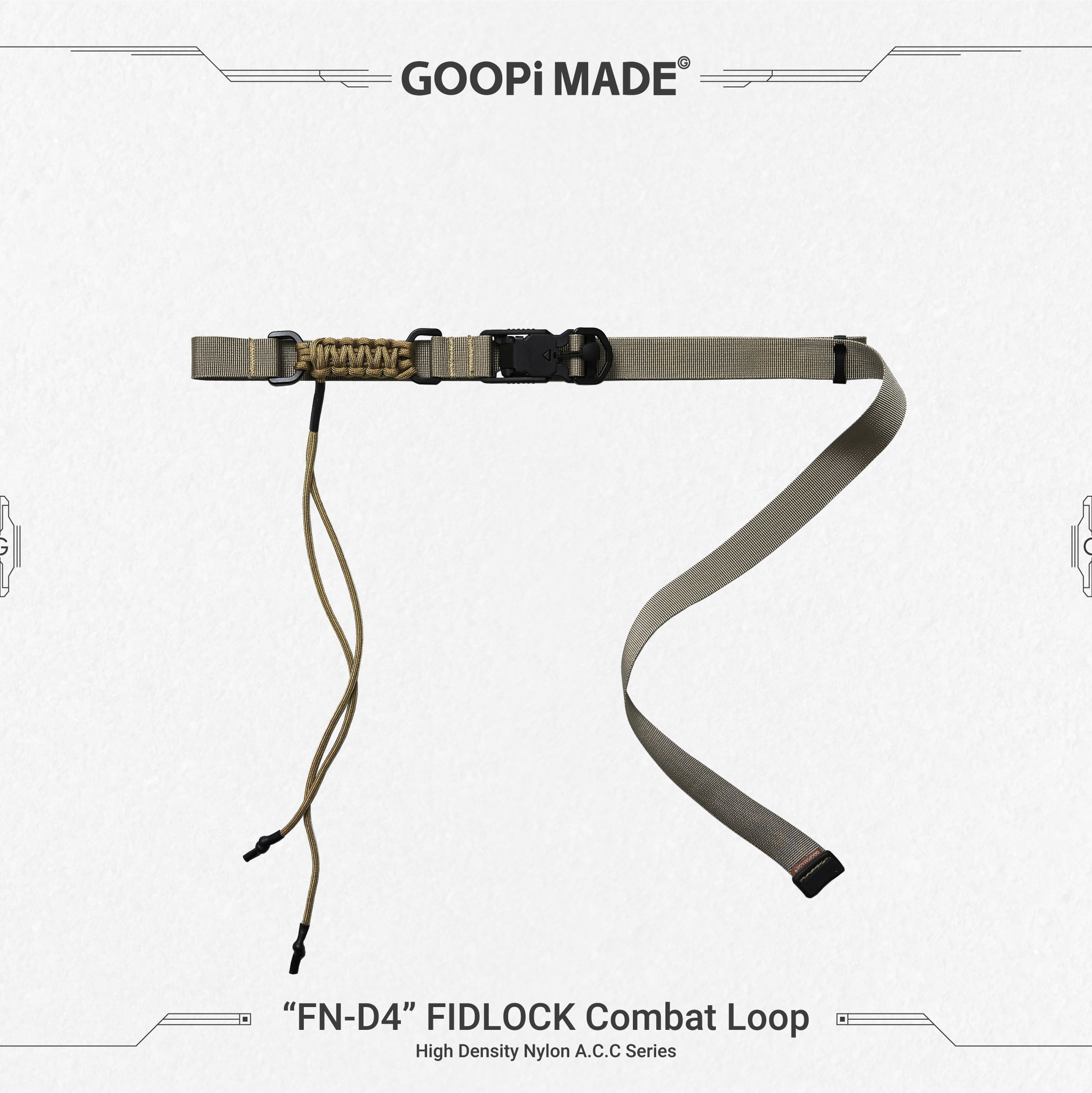 Fn D4” Fidlock Combat Loop Sand