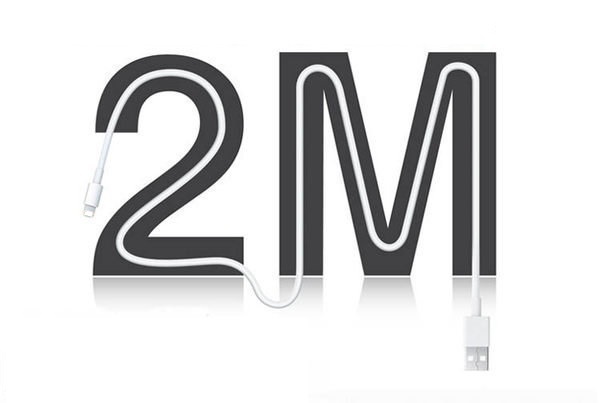 iPhone 傳輸線 - 2公尺 (團購三條最優惠)