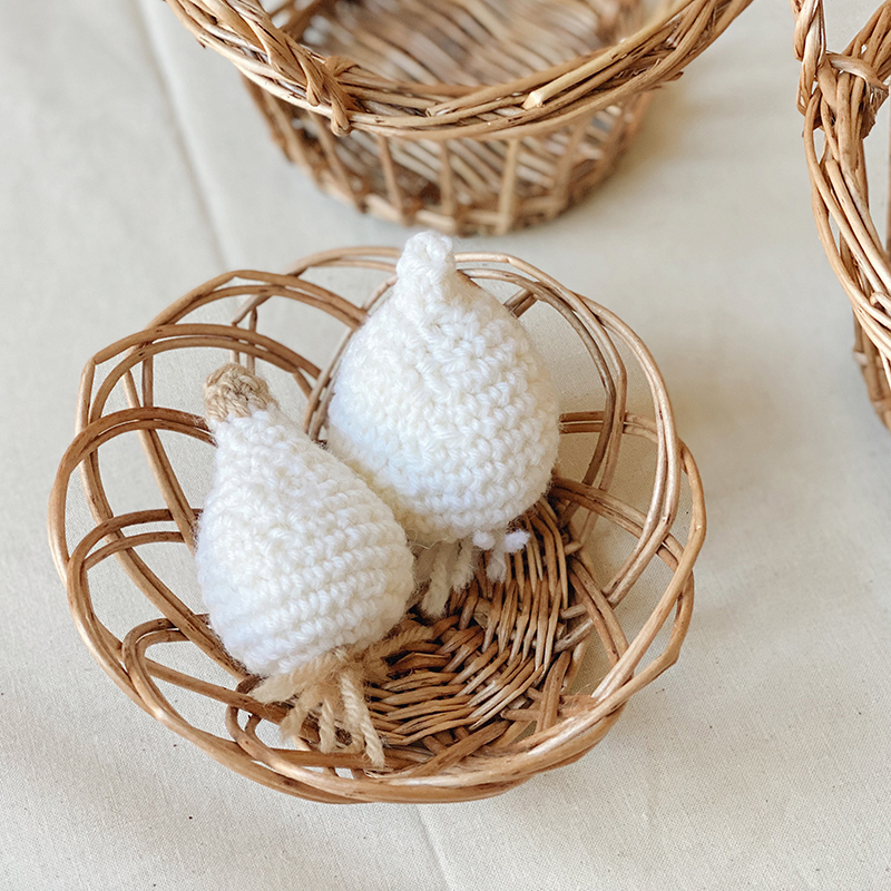 【獨家原創設計】抓周針織玩具 - 蒜頭 (接單訂製品)