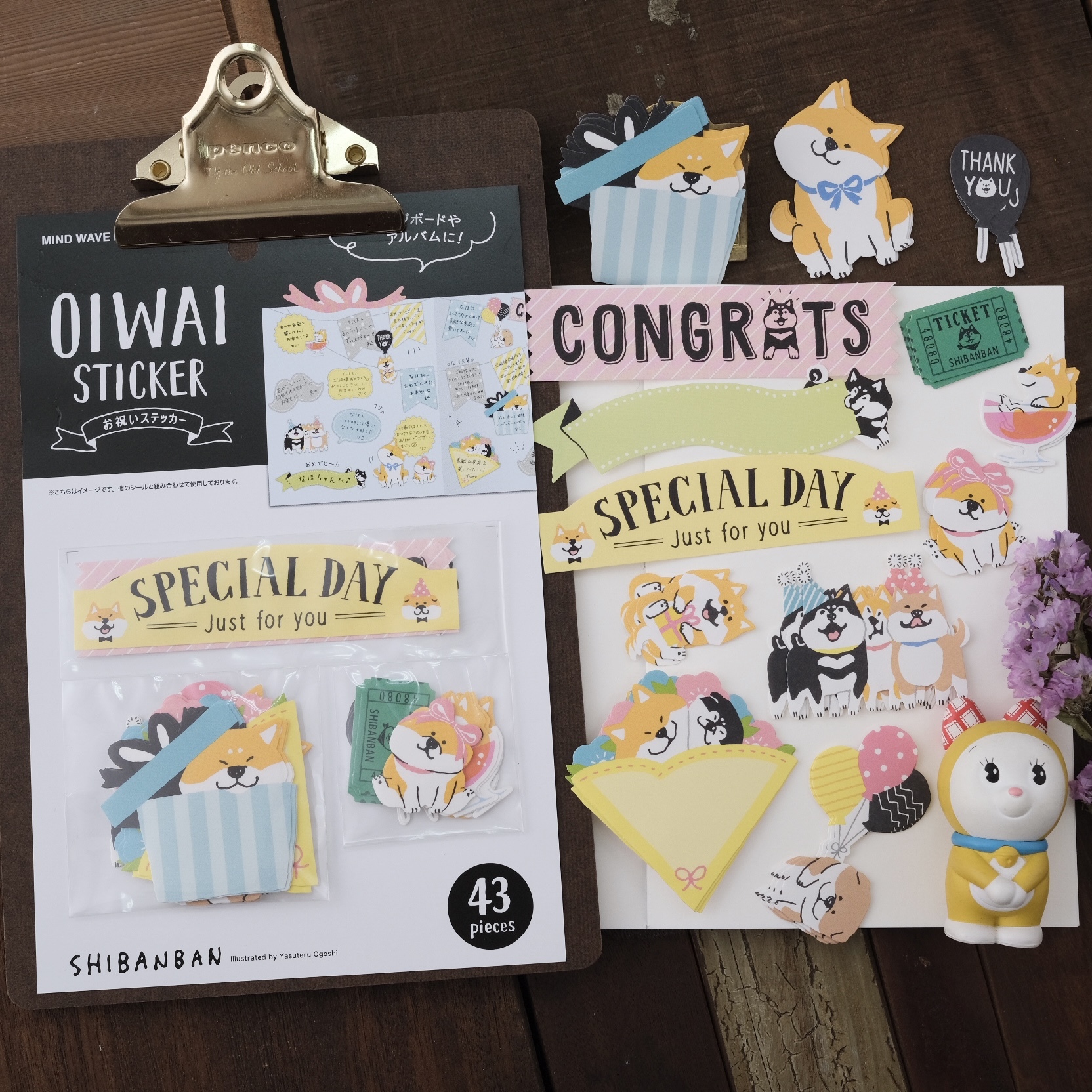 MIND WAVE INC  Oiwai Shibanban Stickers