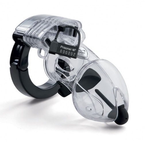 〔德國原裝進口〕Mystim Pubic Enemy 2 號 電子陰莖鎖 （透明）