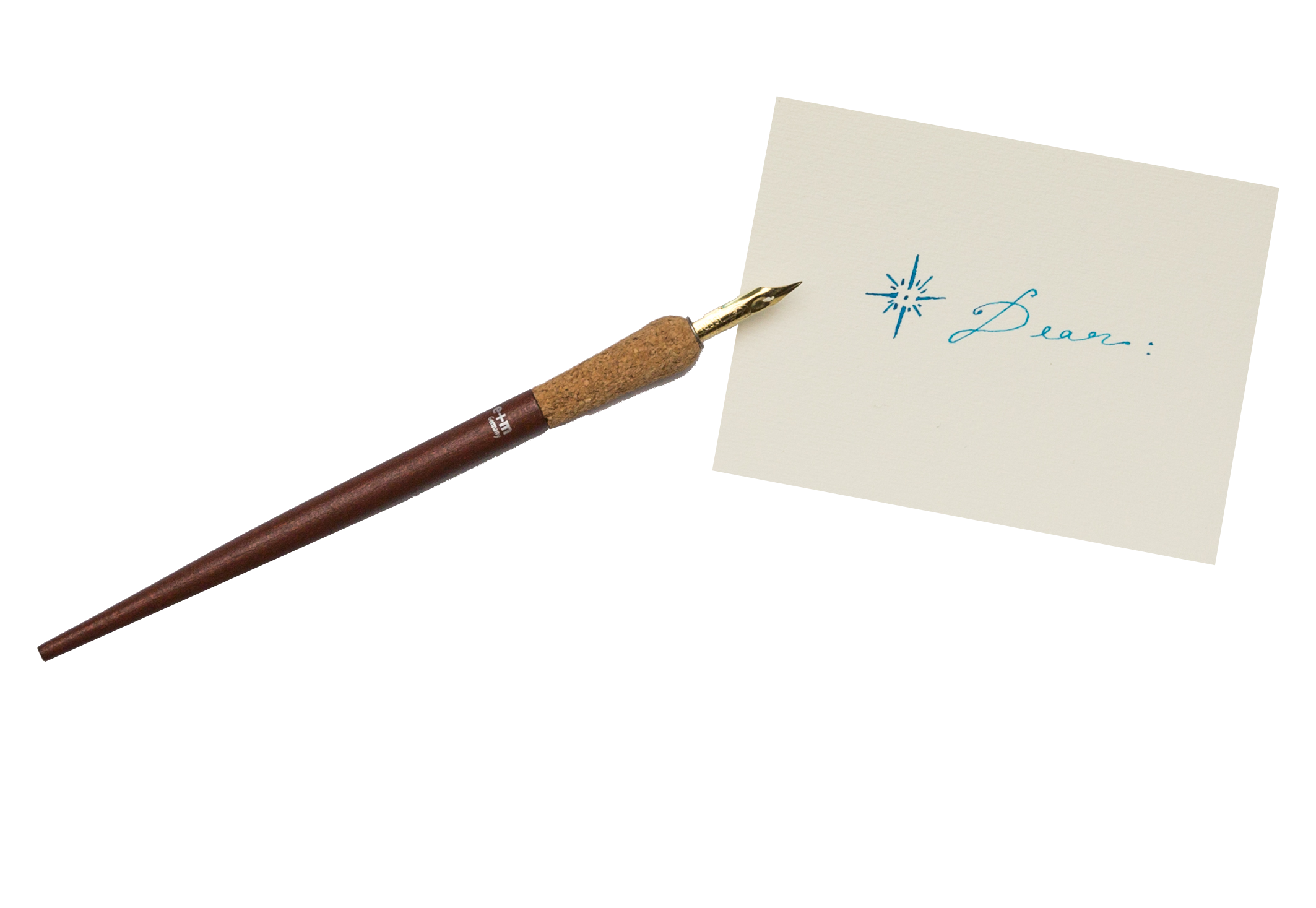 德國 E+MGemini 軟木沾水筆桿(不含筆尖