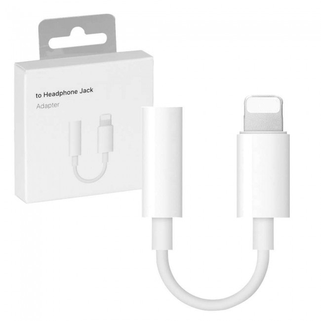 iPhone 原廠盒裝轉接線 - 3.5 to 8pin ( MMX62FE/A) 附發票