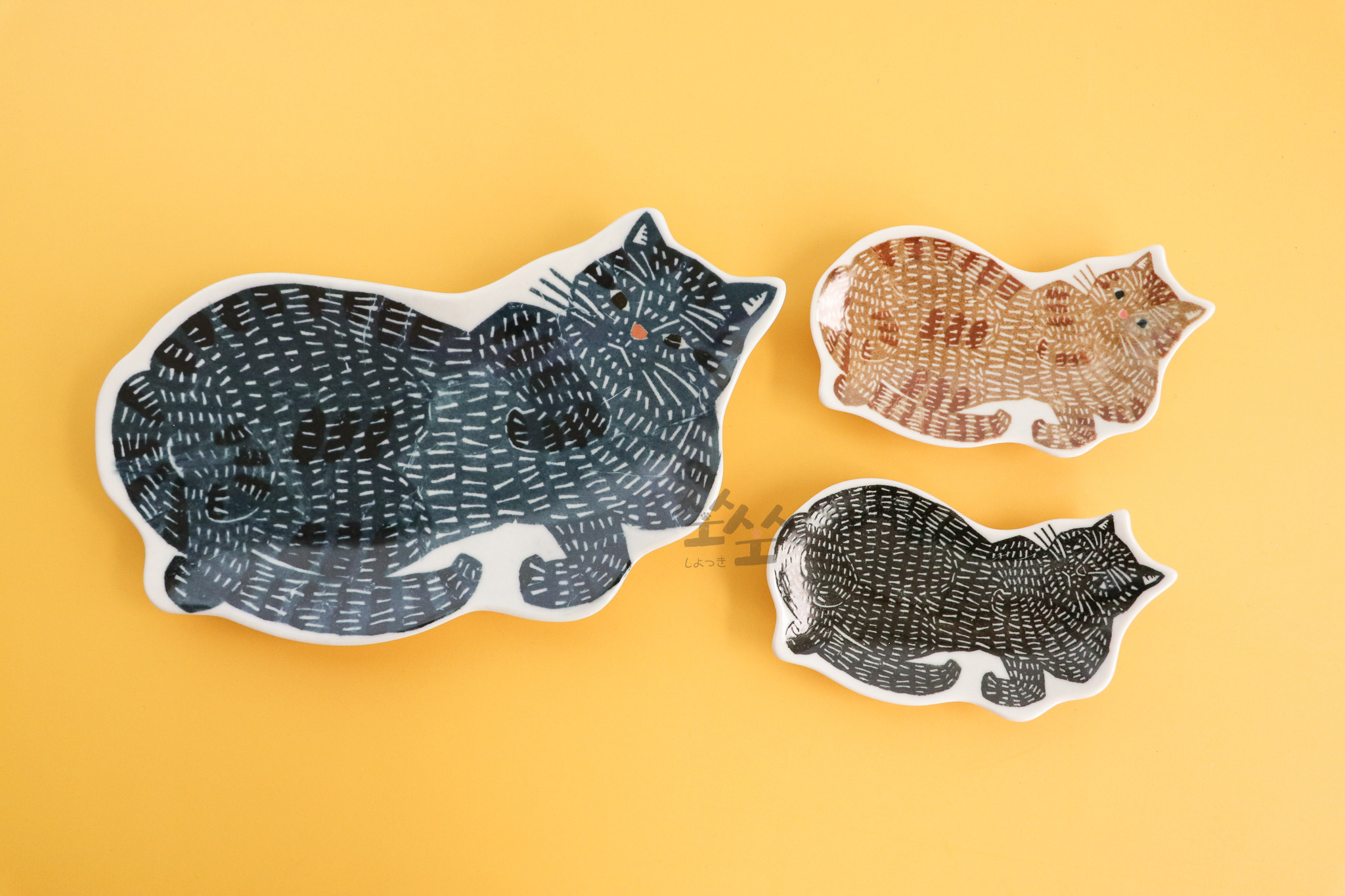 倉敷意匠 KATA KATA 貓 印判手大皿 豆皿