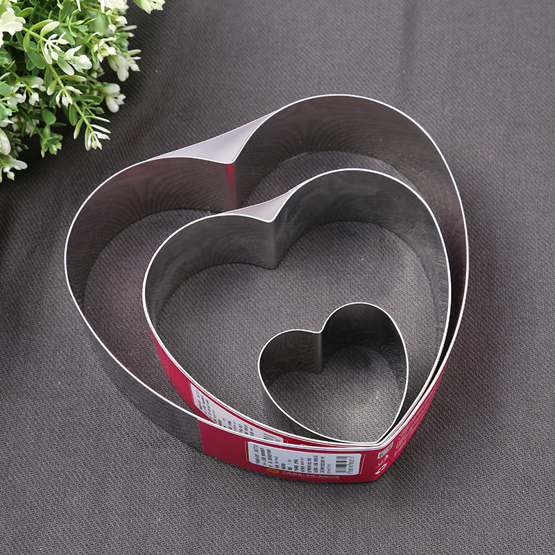 【Unopan Mousse Heart Shape Ring】15cm 18cm 6 7 inch Mould Bakeware