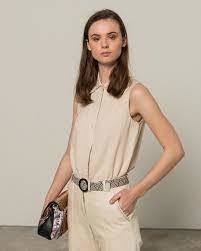 【SILVIAN HEACH】素色無袖襯衫BODY