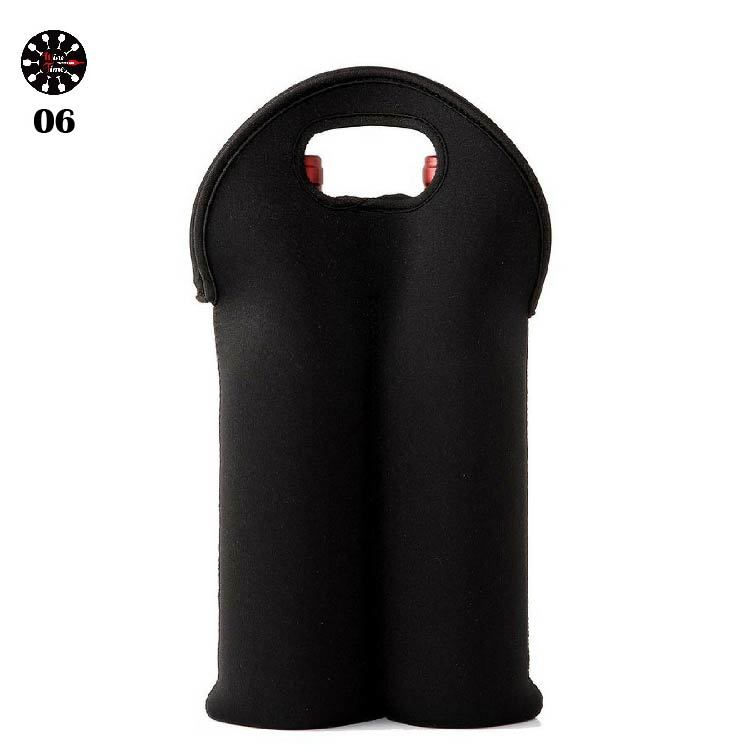 直立式潛水布酒袋（2支裝 750ML）|保冷材質|防瓶身碰撞|可重用 耐磨