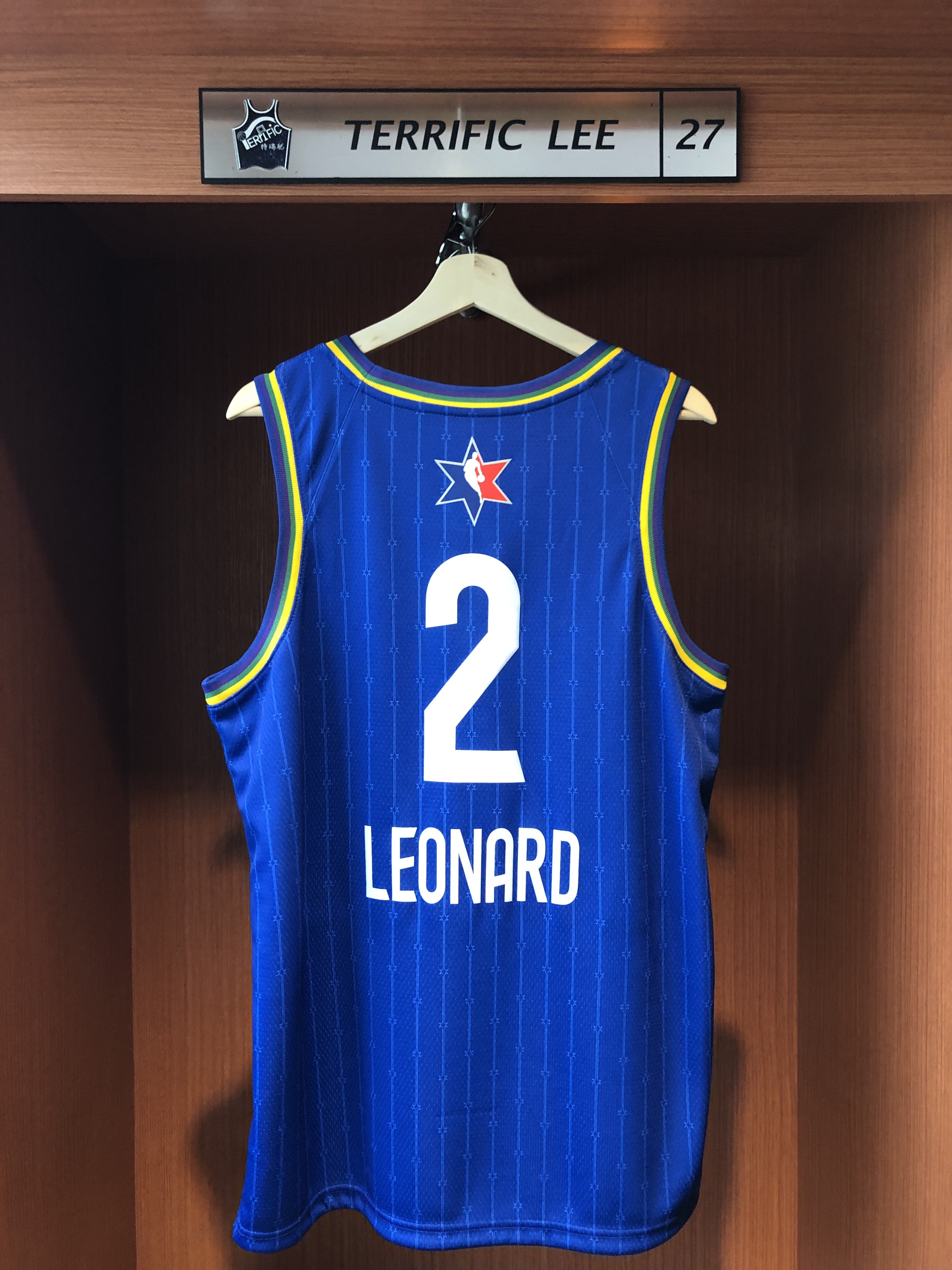 NBA球衣 Kawhi Leonard 19-20 明星賽 藍 All Star Jordan Swingman 球迷版 熱轉印 全新
