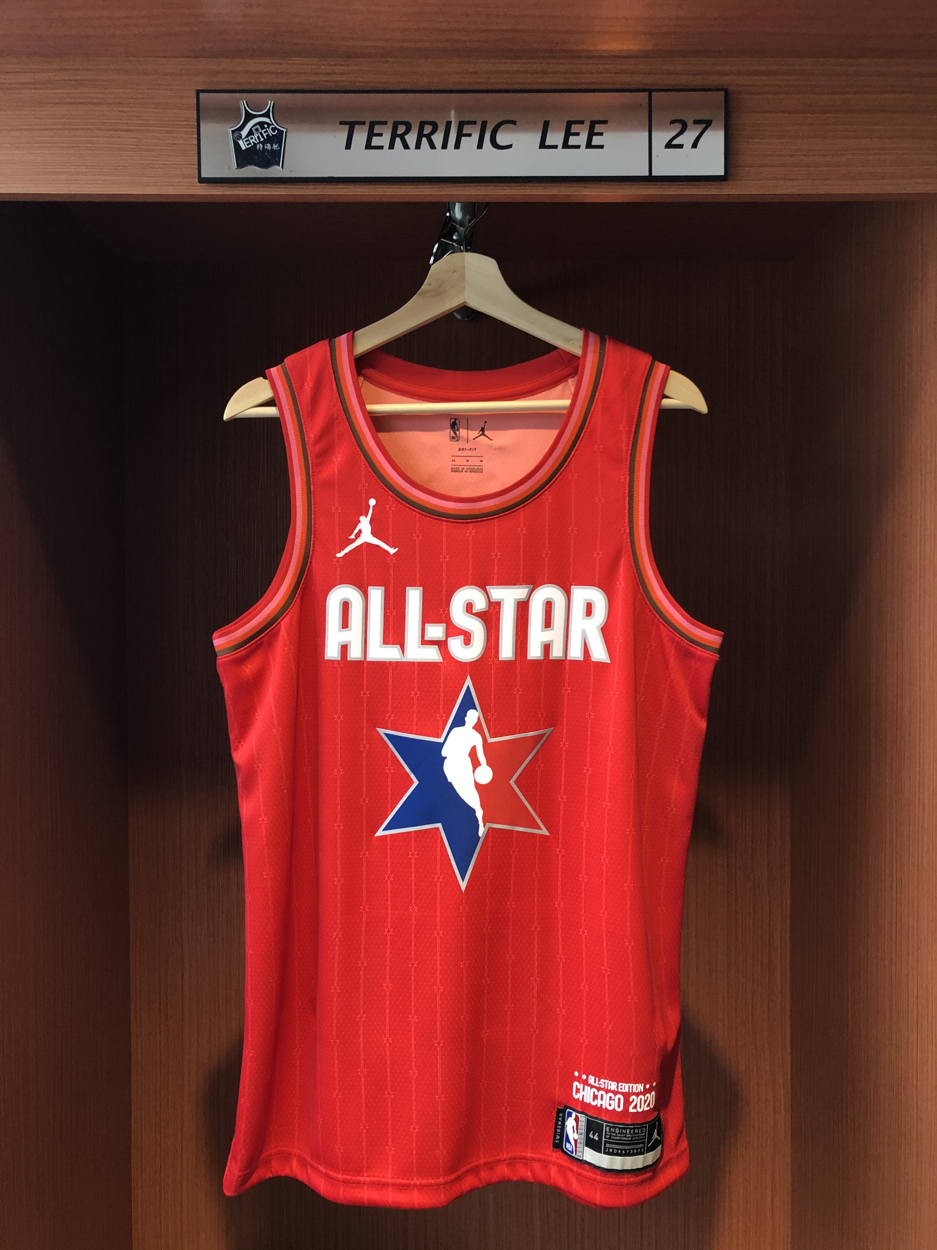 NBA球衣 Khris Middleton 19-20明星賽紅 All Star Jordan Swingman 球迷版 熱轉印 全新