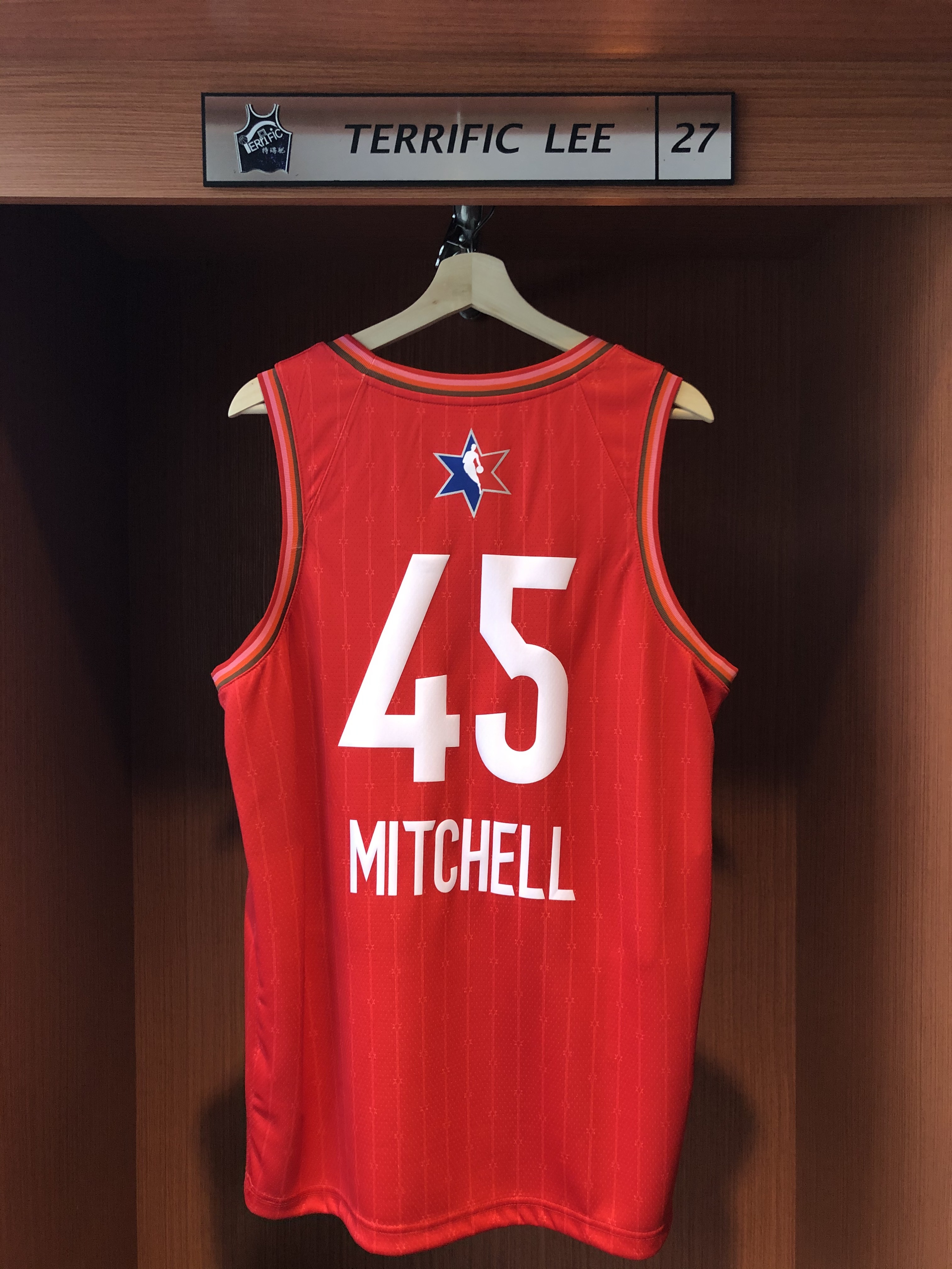 NBA球衣 Donovan Mitchell 19-20 明星賽 紅 All Star Jordan Swingman 球迷版 熱轉印 全新