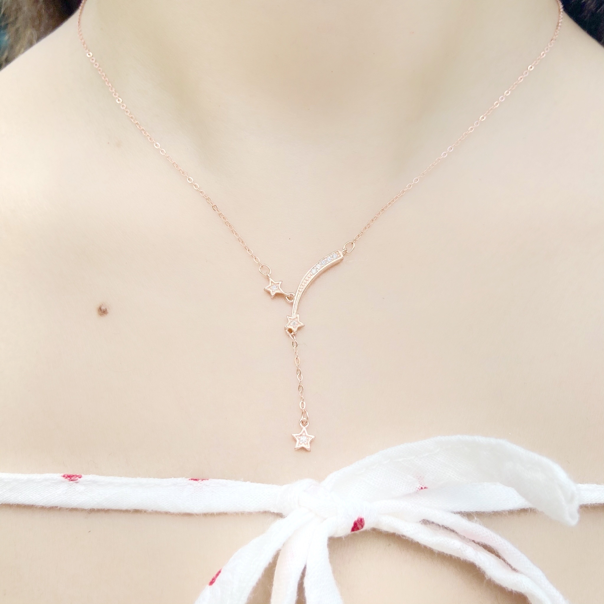 | 925 Silver・White Gold・Rose Gold | The Evidence Of Meteor Necklace（Silver / Rose Gold） | NE0250 |