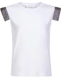 【SILVIAN HEACH】袖口水鑽T恤