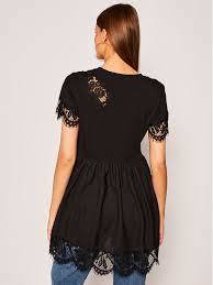 【SILVIAN HEACH】蕾絲針織短袖上衣