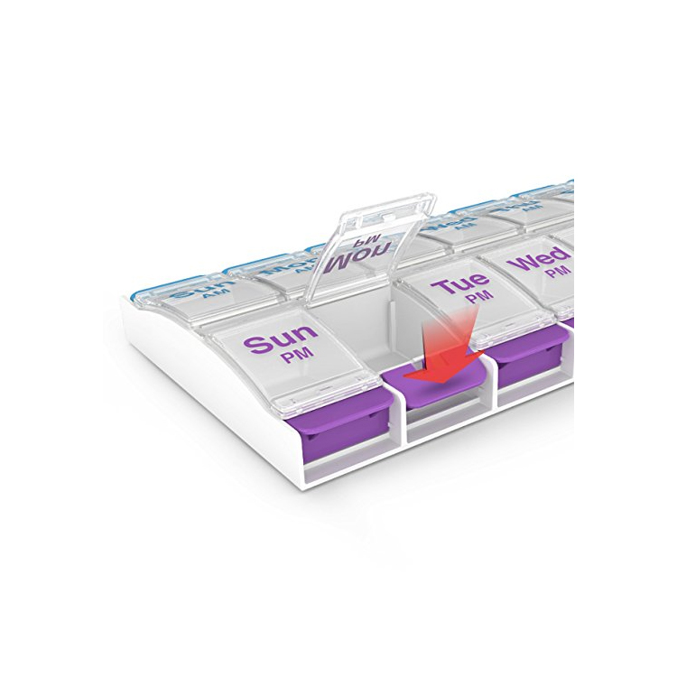 Ezy Dose - 1周 (14格) 早晚藥盒