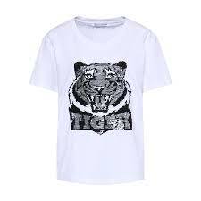 【SILVIAN HEACH】老虎水鑽T恤