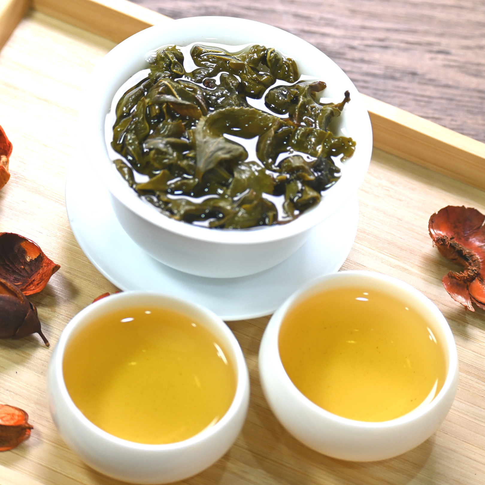 茉莉花四季春烏龍茶