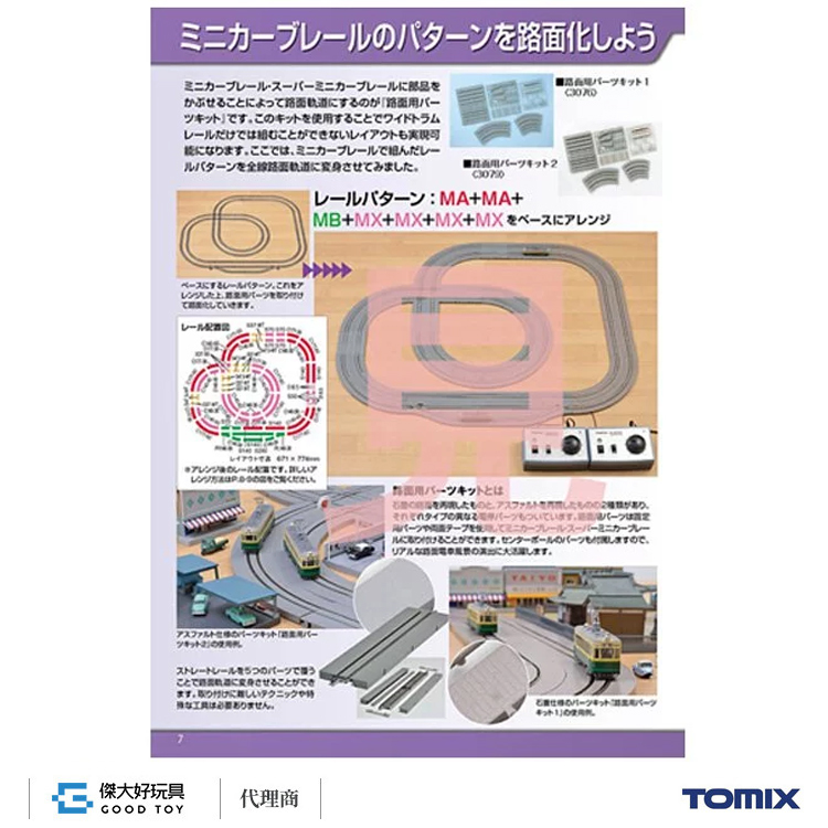 TOMIX 7316 鐵道模型 系統指南 (小型彎軌編2)