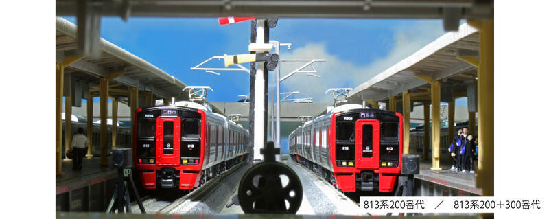 Kato 10-1689 N規 特別企劃品 813系200+300番代 電車組.6輛