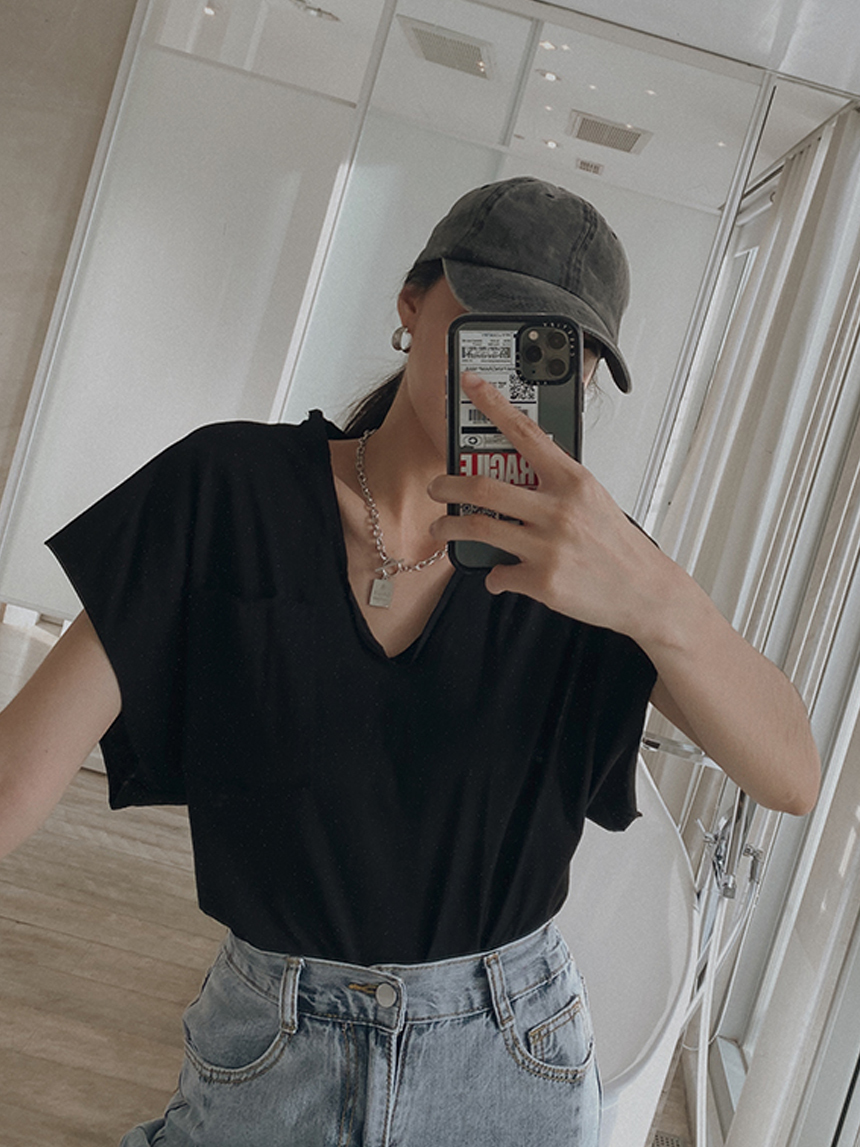 歐美深V氣場十足背心*3色