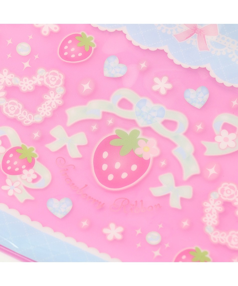 【日本Mother Garden】收納包－草莓透明L