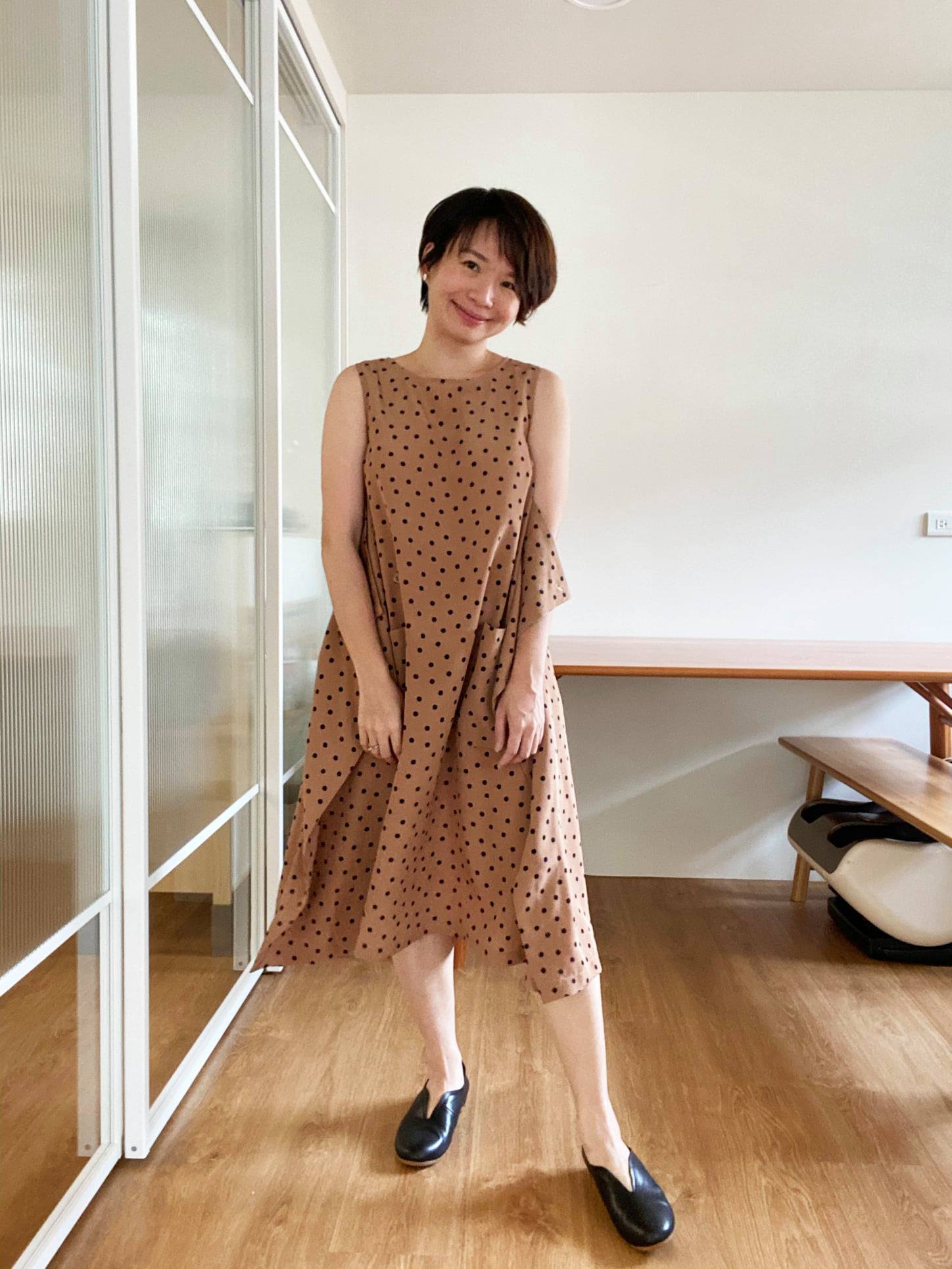 夢遊日記無袖洋裝-午睡