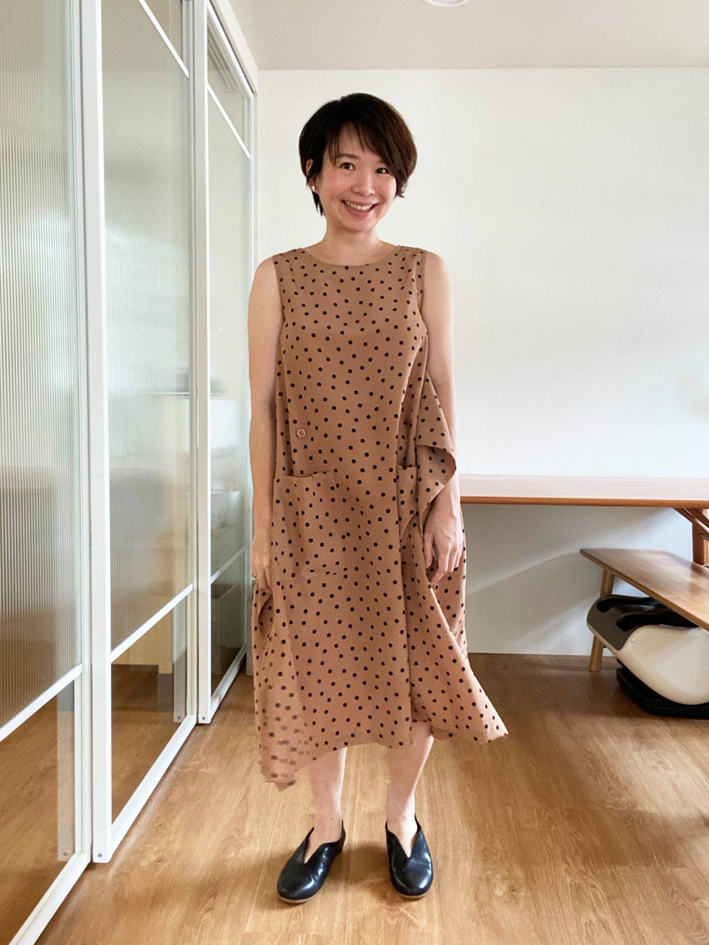 夢遊日記無袖洋裝-午睡