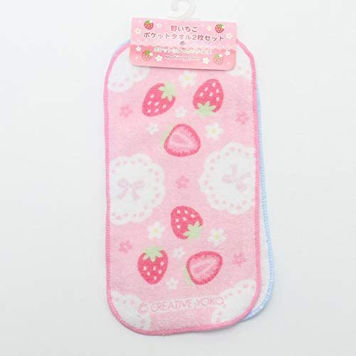 【日本Mother Garden】毛巾 草莓款(2入)