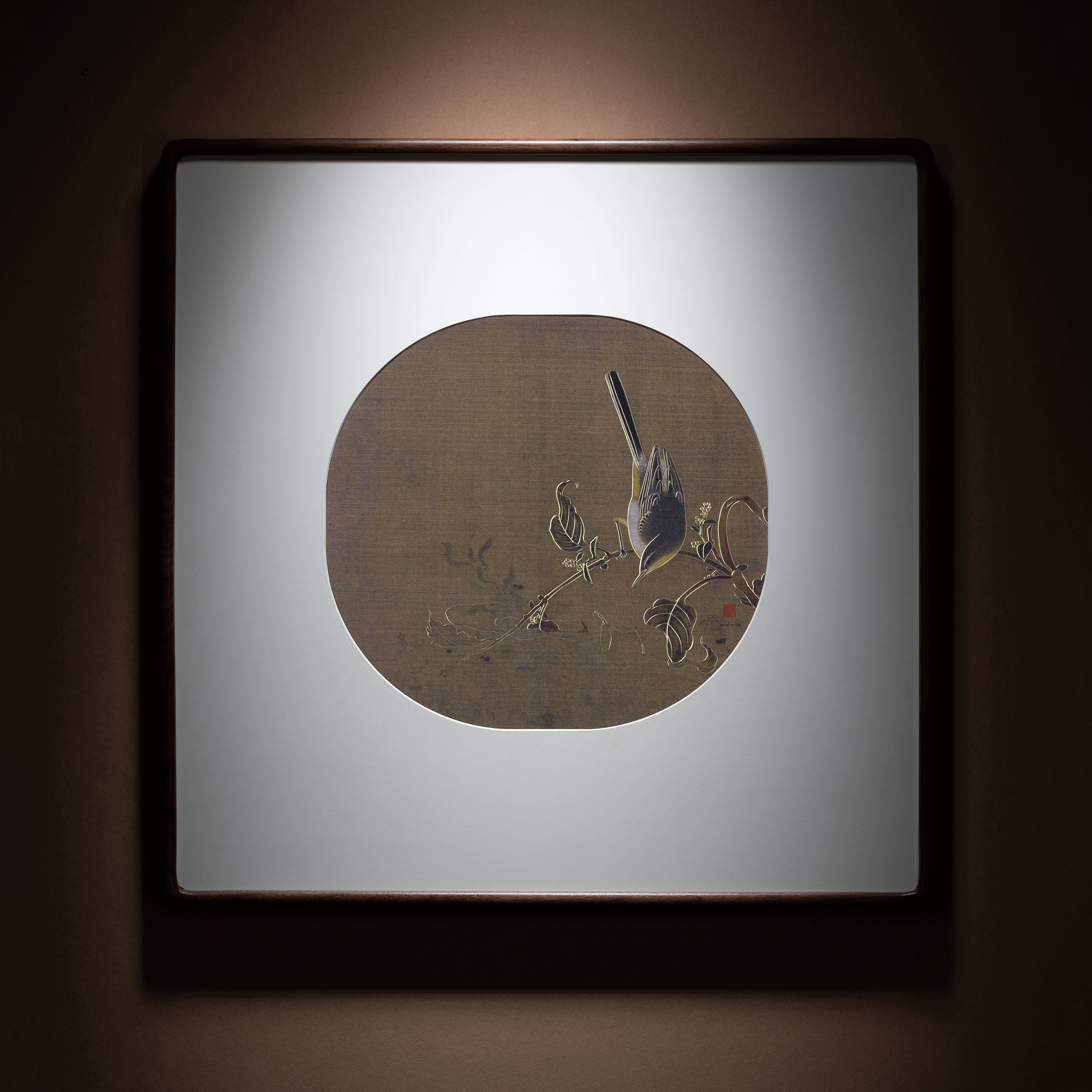 宋代紅蓼水禽圖(銅雕畫)◇已停產◇