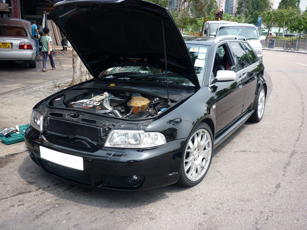 black audi rs4 super nano engine restorer shek kong yuen long 引擎修復劑