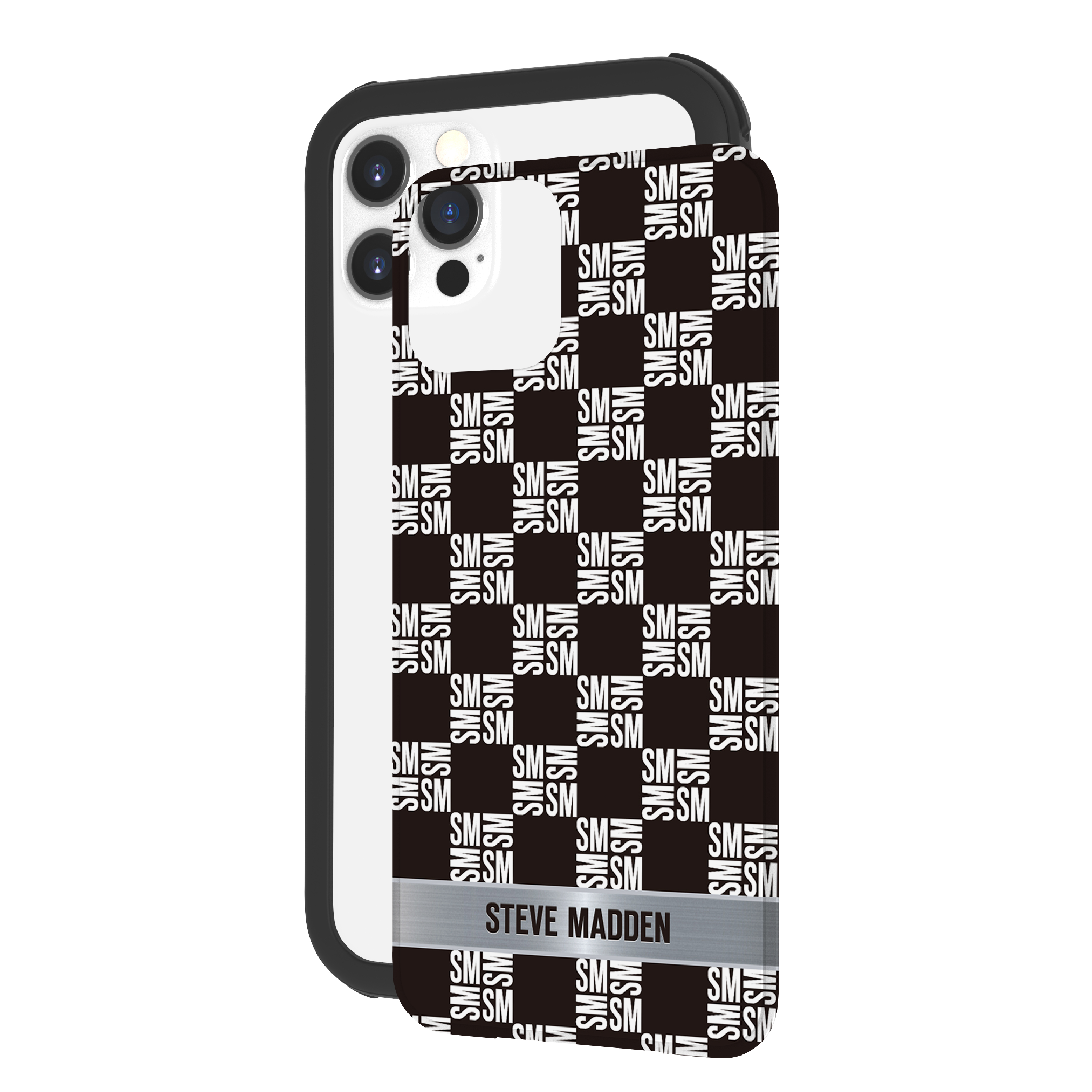 【聯名套組】STEVE MADDEN x Solide 索力得 維納斯EX 抗菌軍規防摔手機殼 #棋盤格