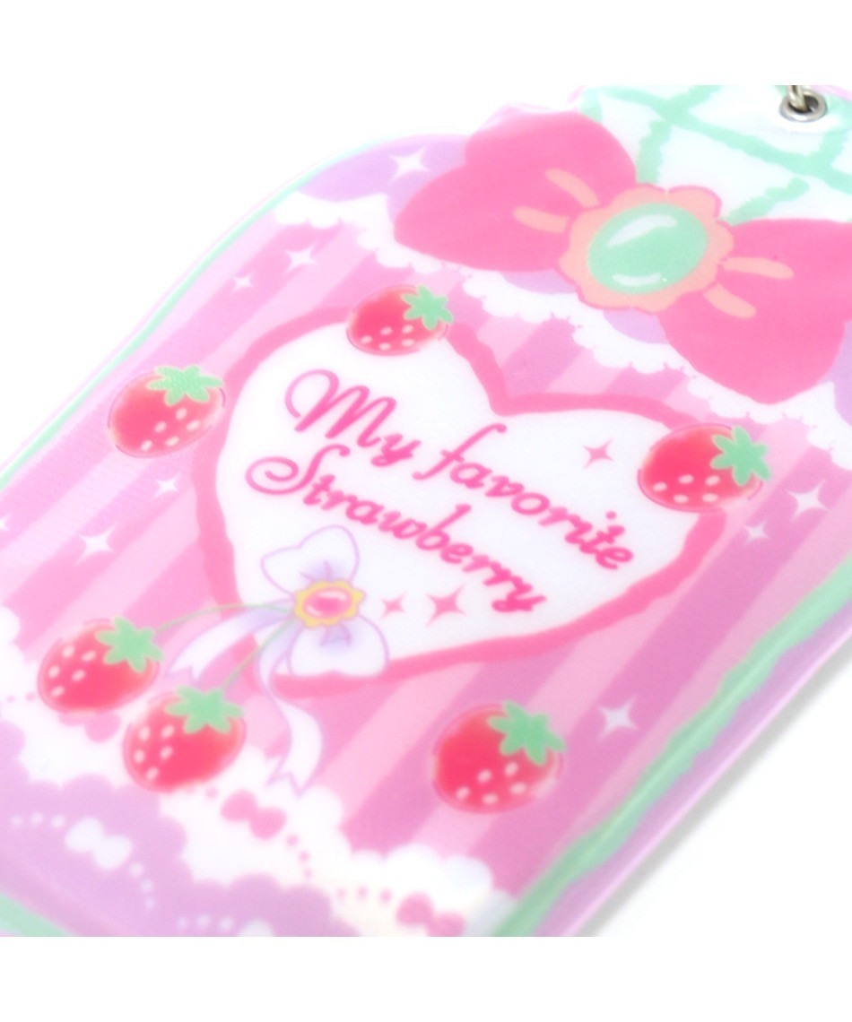 【日本Mother Garden】彈性繩票卡夾-草莓甜心