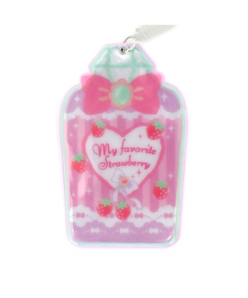 【日本Mother Garden】彈性繩票卡夾-草莓甜心