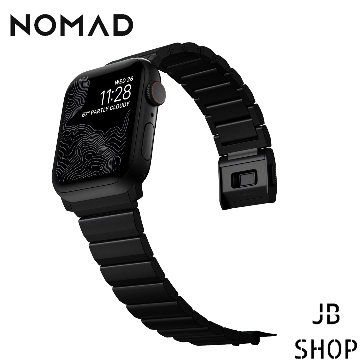 NOMAD Black Titanium Band 42/44/45/49mm V2 (約5月初到貨) (不適用於會員優惠)