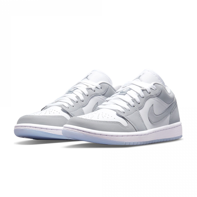 Air Jordan 1 Low W '' Wolf Grey White '' 小Dior 灰白女鞋男女