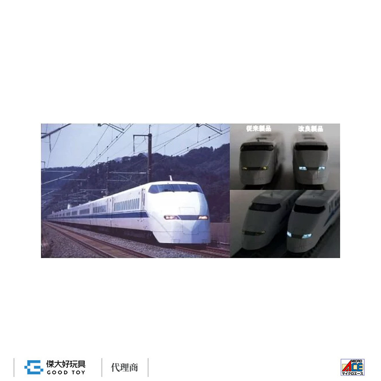 MICRO ACE A7359 Series 300 Shinkansen F8 Formation (After Pantograph Reduction) Additional (Add-on 8-Car Set)