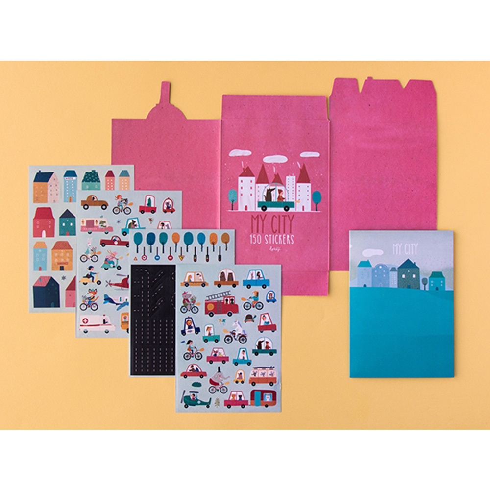 西班牙Londji 我的城市貼紙遊戲