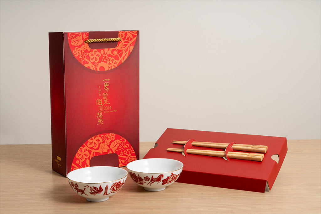 一馬當先 2014 團圓囍聚，Mao's 樂陶陶與台北101合作的春節滿額贈禮，禮盒組。