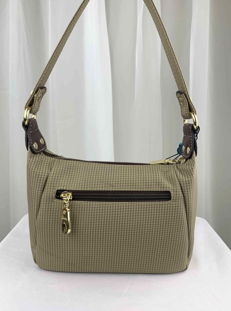 GOODS 卡其格紋尼龍肩背包 / 側背包  #2503