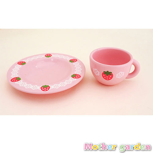 【日本Mother Garden】杯盤組-草莓