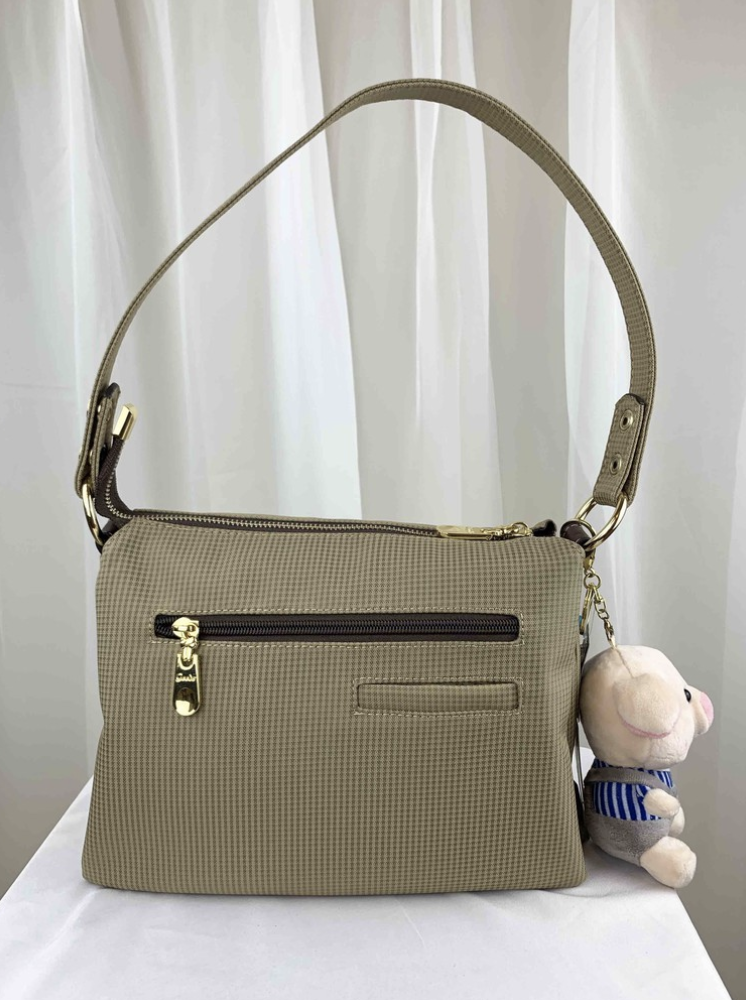GOODS 卡其格紋尼龍肩背包 / 側背包   #29259