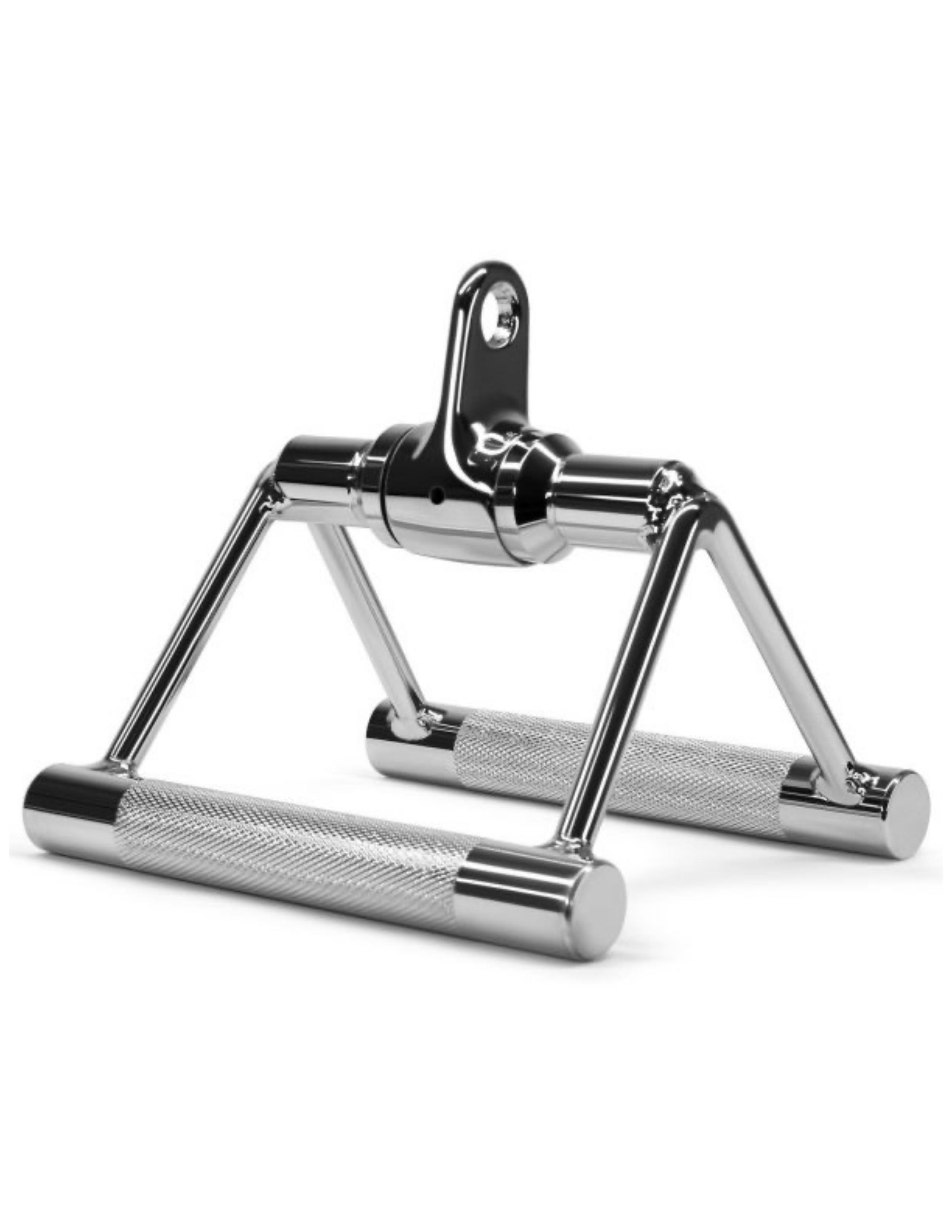 Double-D Row Handle, Stainless Steel with Fully Knurled