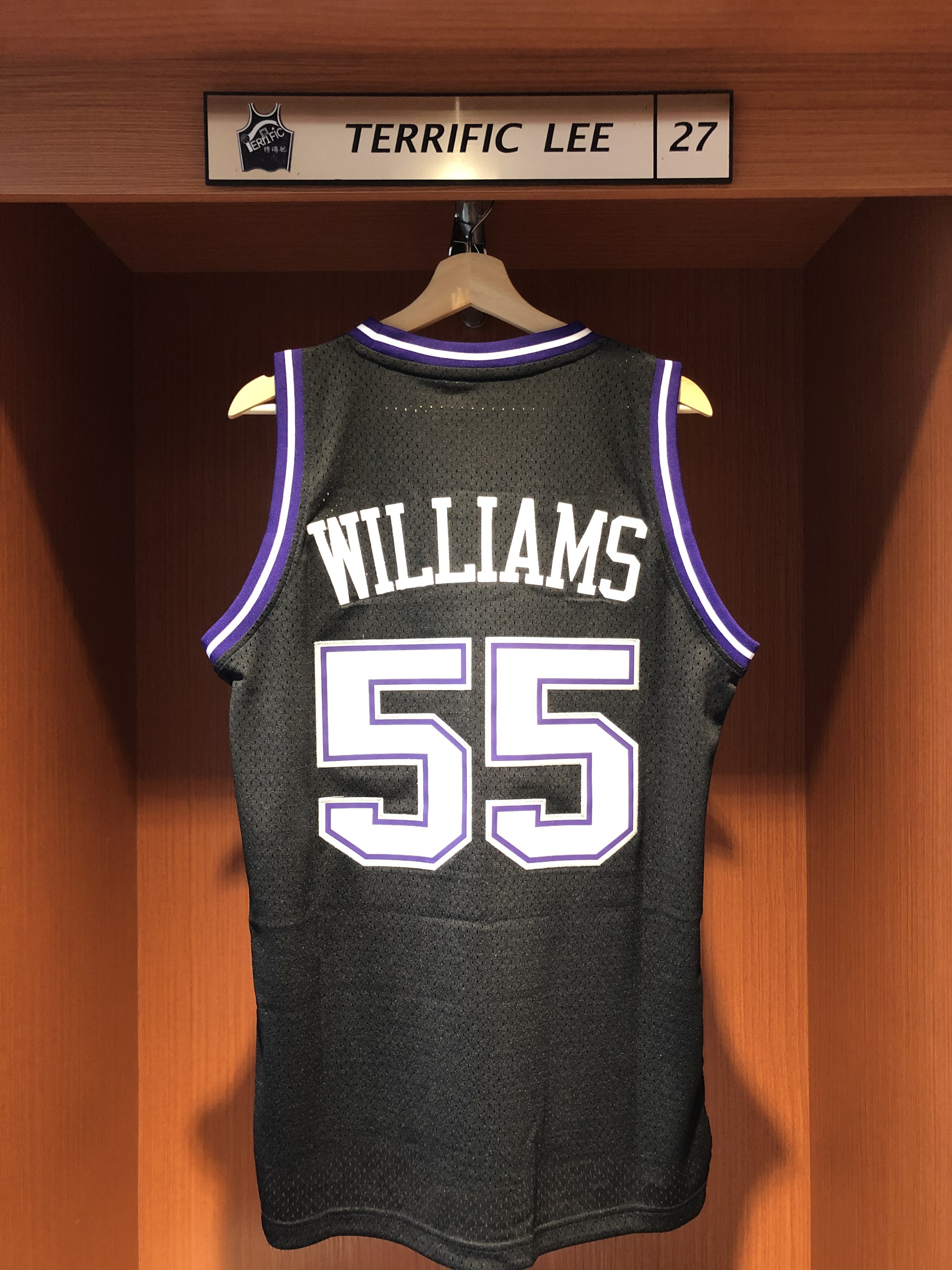 NBA球衣 Jason Williams 沙加緬度國王復古黑 Adidas  Swingman 球迷版 電繡 全新
