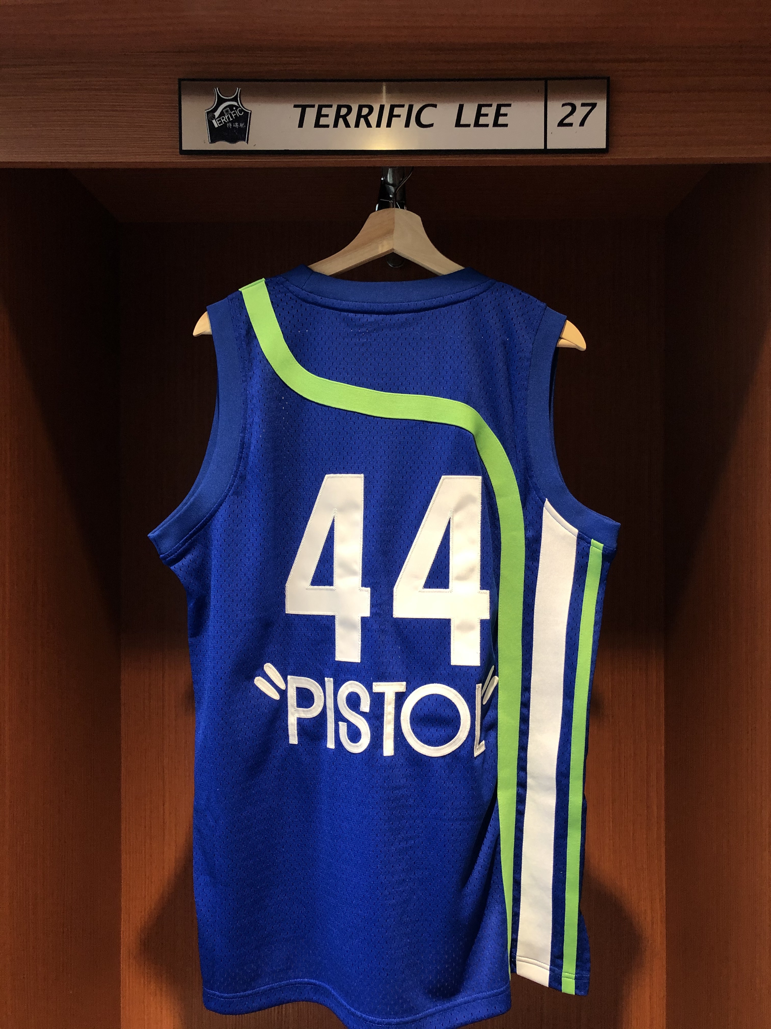 NBA球衣 Pete Maravich 亞特蘭大老鷹復古藍 Adidas Swingman 球迷版 電繡 全新