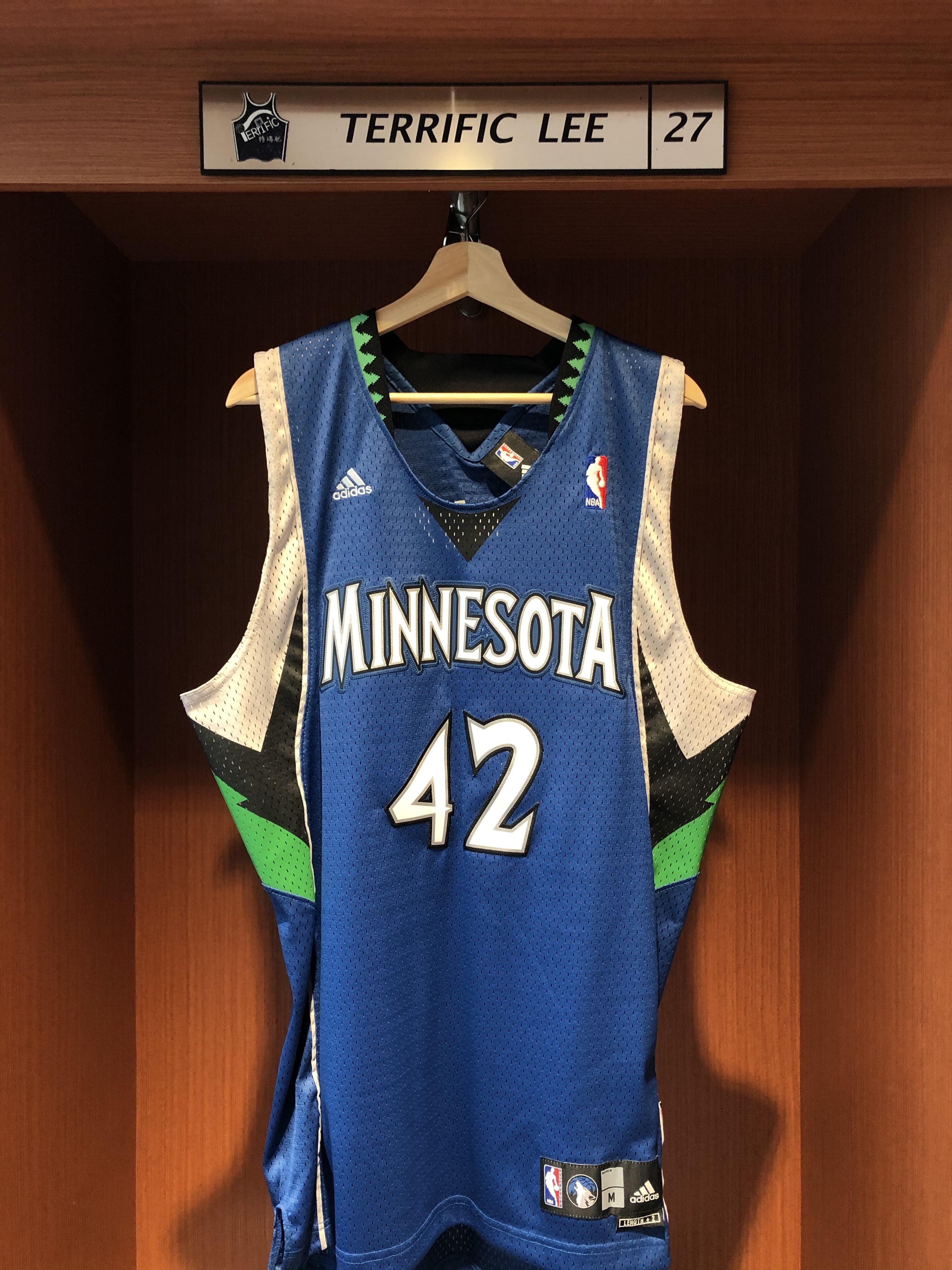 NBA球衣 Kevin Love 明尼蘇達灰狼藍 小樹藍 Adidas Swingman 球迷版 電繡 全新