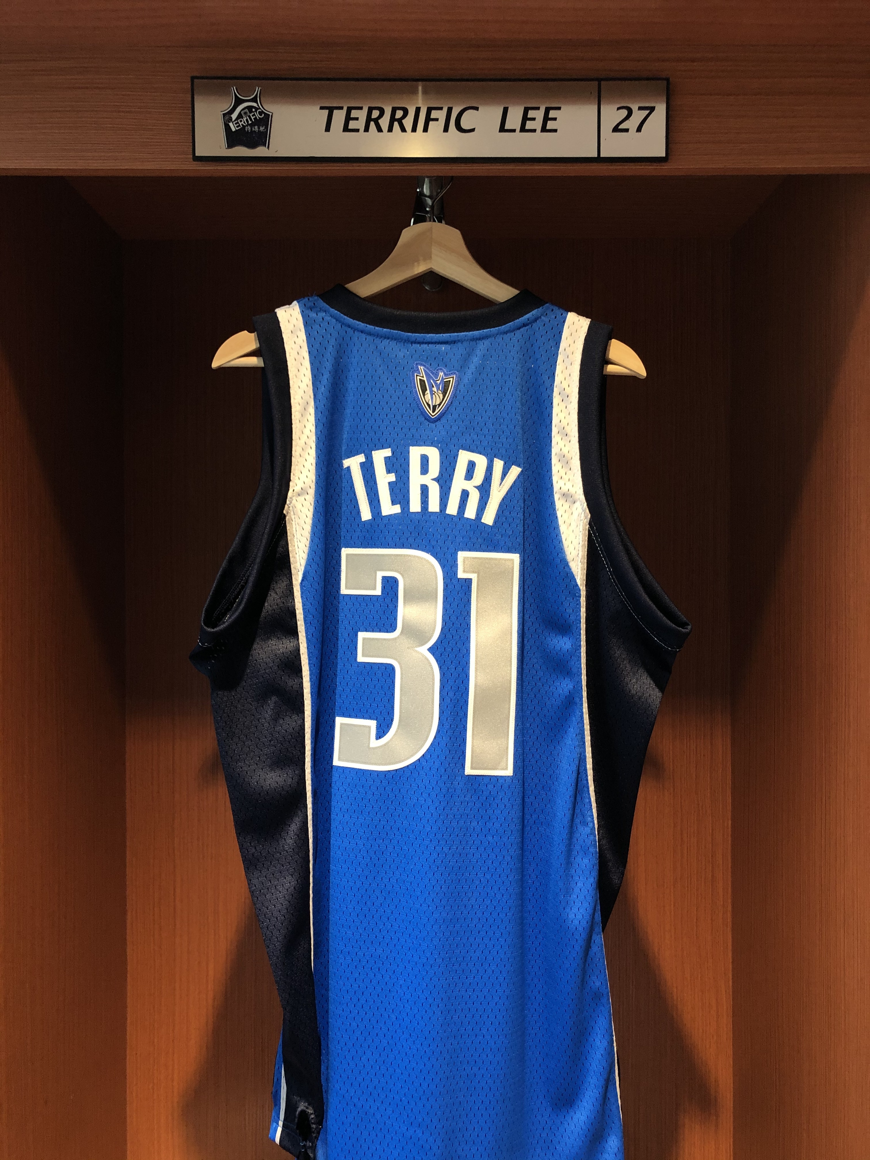 NBA球衣 Jason Terry 達拉斯小牛二客藍 寶礦力 Adidas Swingman 球迷版 電繡 全新