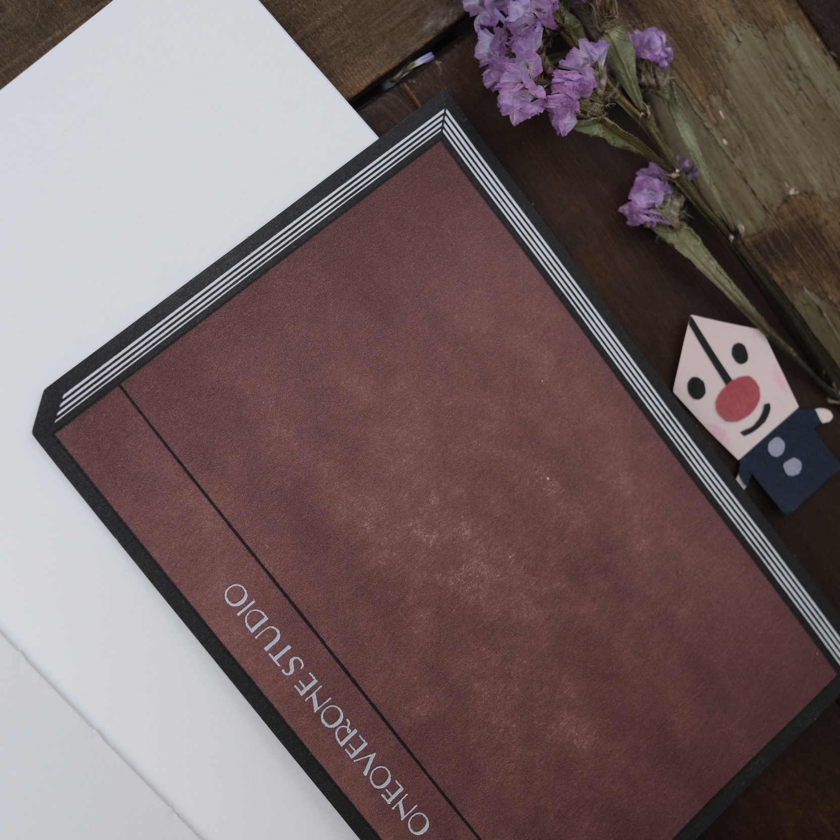 Postcard 彩色版的 筆記本造型 明信片/ 臺灣 一分之一工作室