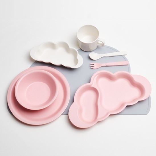 創意雲朵竹纖維餐盤組