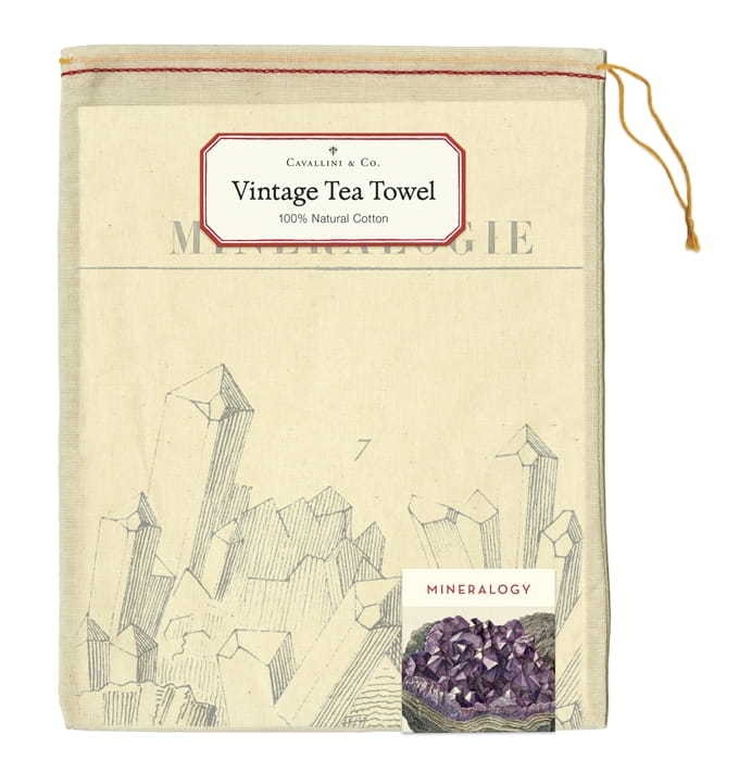 Cavallini 純棉茶巾 寶石